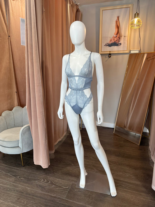 Eloise Satin & Lace Teddy