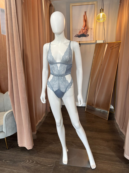 Eloise Satin & Lace Teddy