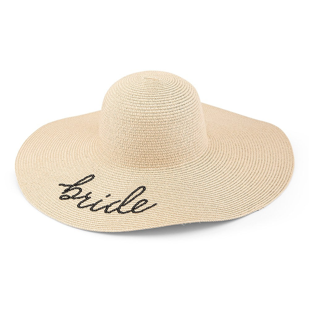 Bride floppy sun hat