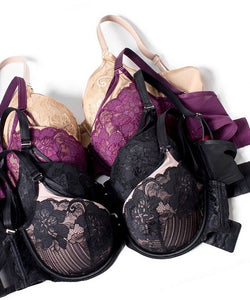 Tulip Strappy Lace Push Up Balconette